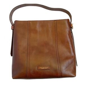 The Bridge Firenze brown leather shoulder bag